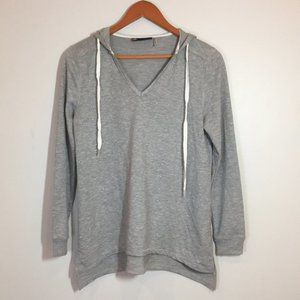 AActivology sweatshirt with hoodie pull over size small longsleeve grey sequels